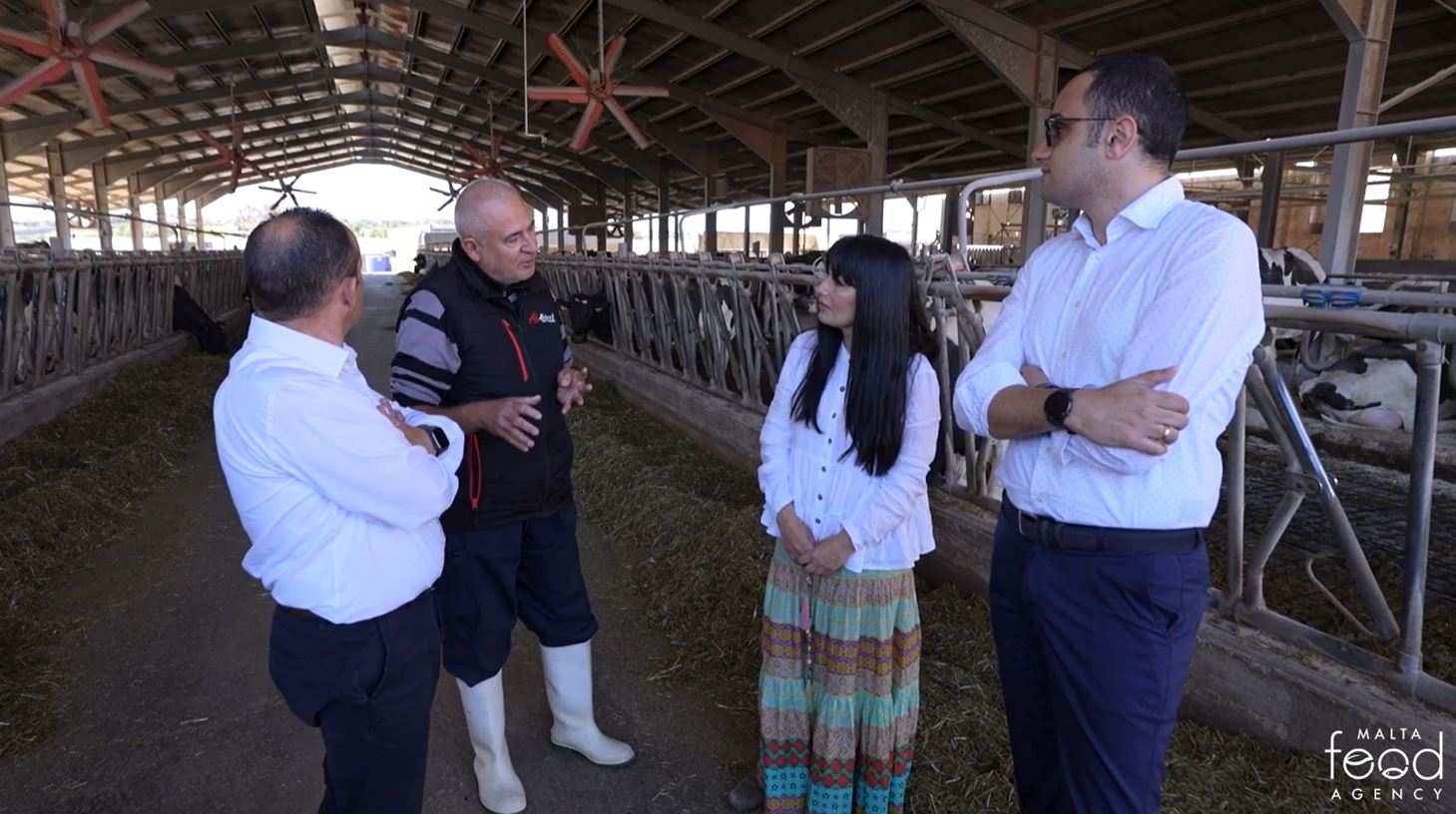 visit farmers who explained to us about their work related to milk production.
